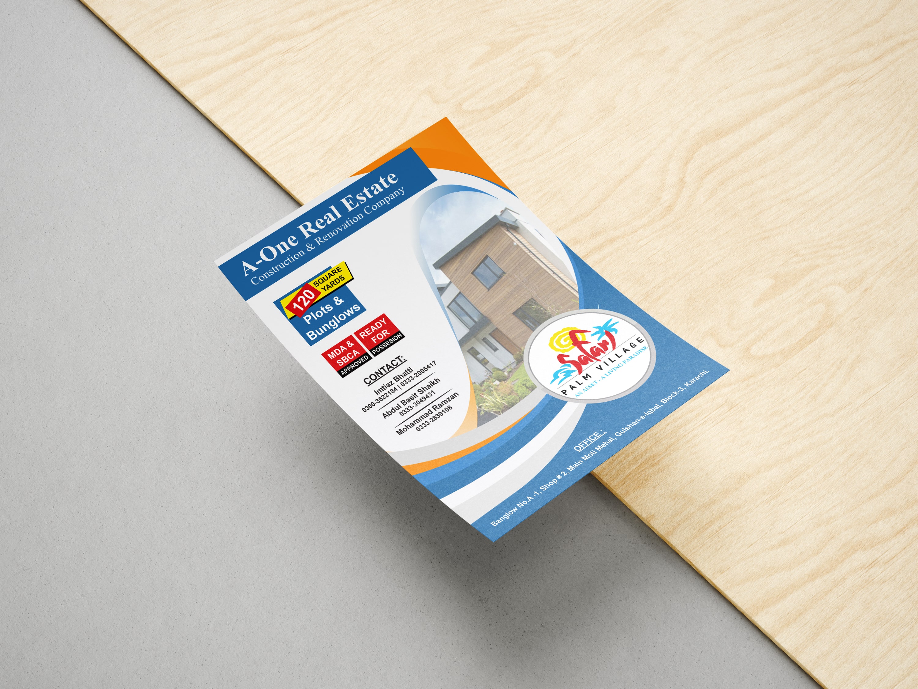 A5 Flyer Catalog Design for Business Promotion in Sharjah