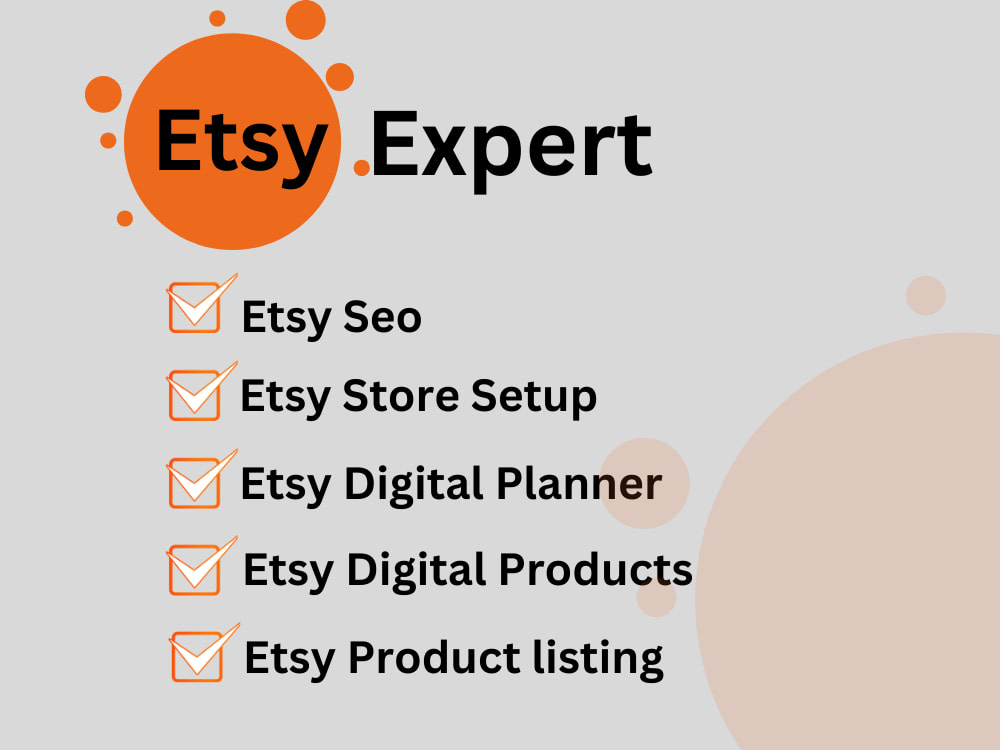 Etsy Shop Setup Service | Branding, SEO, Banner Design, Product Listings in Sharjah