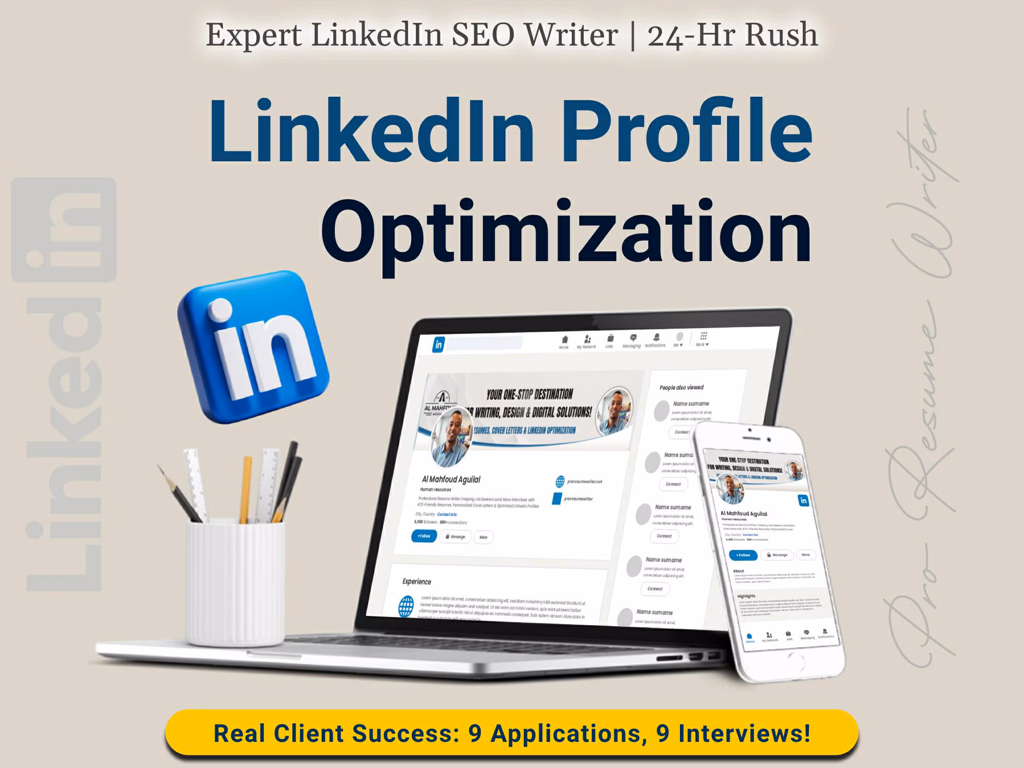Profile Optimization & Enhancement LinkedIn Profile Building & Writing Services in Sharjah 2026