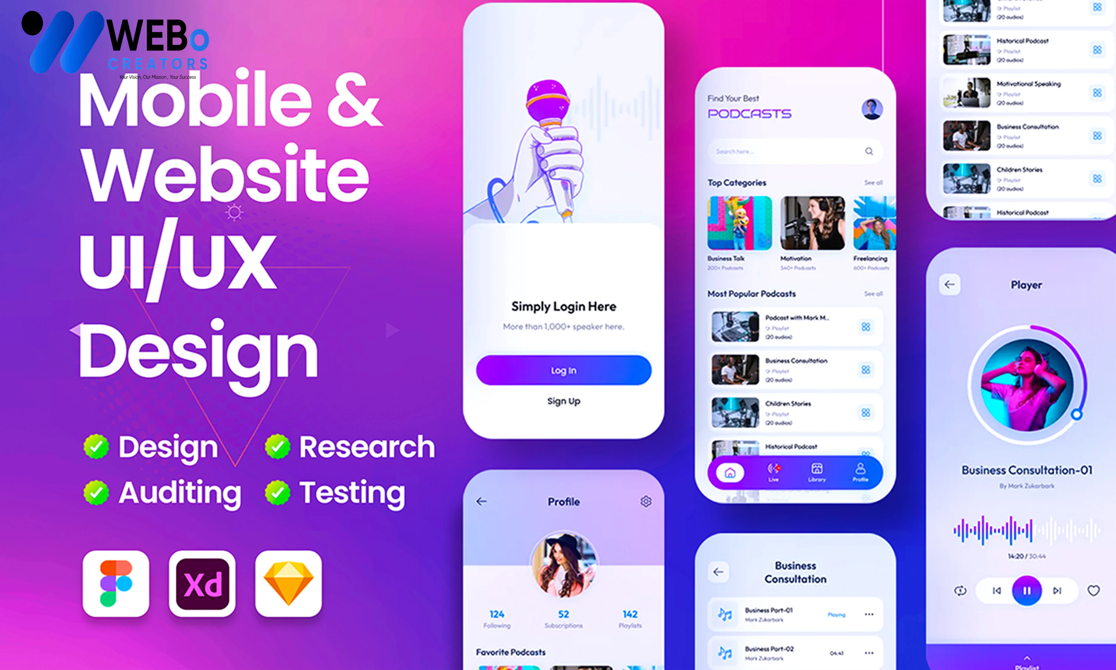 Flutter App UI/UX Design | Beautiful Flutter Interface Design in Sharjah